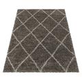Alvor Hochflorteppich 200 x 290 cm taupe