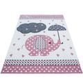 Kids Teppich 120 x 170 cm pink