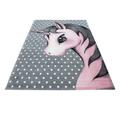 Kids Teppich 160 x 160 cm pink