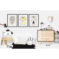 3-er Set Poster Bilder Kinderzimmer A4 / A3 
