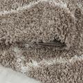 Alvor Hochflorteppich 80 x 250 cm beige