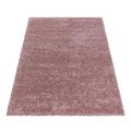 Sydney Hochflorteppich 80 x 250 cm rosa