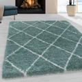 Alvor Hochflorteppich 240 x 340 cm türkis