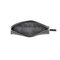 Großes Mara Leder Stiftetui schwarz / Large Black leather pencil case