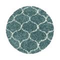 Salsa Hochflorteppich 120 x 120 cm türkis
