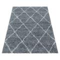 Alvor Hochflorteppich 120 x 170 cm grau