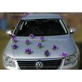 Violett Rosen Deko Auto Hochzeit Saugnäpfen 