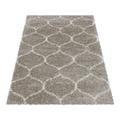 Salsa Hochflorteppich 140 x 200 cm beige