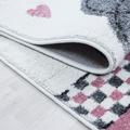 Kids Teppich 120 x 170 cm pink