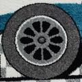 Kids Teppich 120 x 170 cm blau