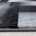 Miami Teppich 200 x 290 cm schwarz grau