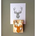 handgeschnitzter Stempel "Hirsch" 