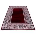 Parma Teppich 80 x 150 cm rot weiß