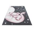 Kids Teppich 160 x 160 cm pink
