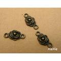 10Stk. Verbinder Blume 18mm x 9mm