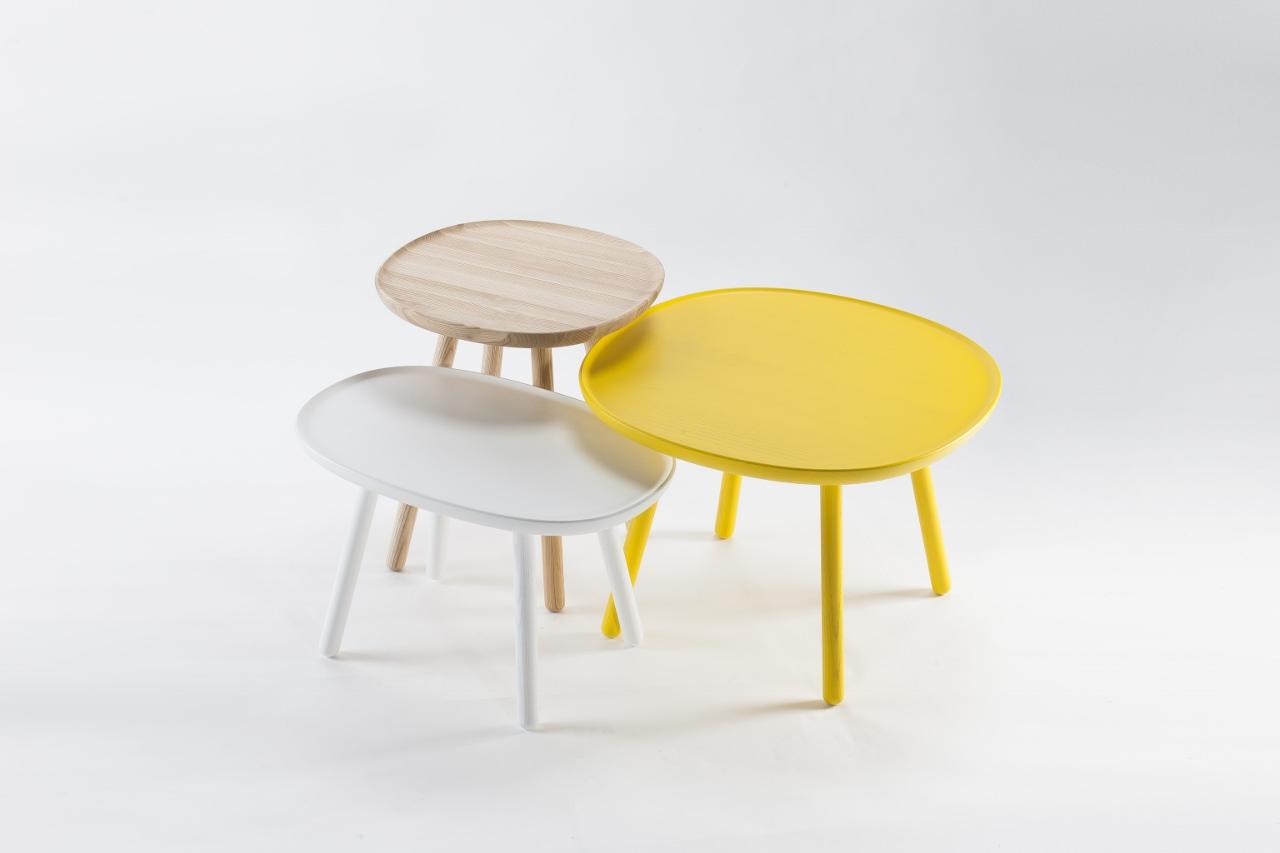Couchtisch rund farbig Design