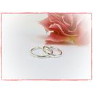 schlichte,dünne Trauringe in Silber