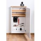 Tiny Sideboard 5 weiß Eiche mit Geräten