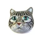 Gürtelschließe Katzenkopf, Belt Buckle