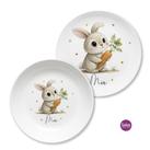 Osterteller Hase Kinderteller Kindergeschirr mit Namen
