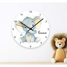 Elefant personalisierte Wanduhr 