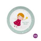 Kinderteller flach "Fee", mint