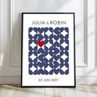 Personalisierte Wohnposter | Bauhaus Stil