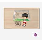 Hier krümelt - personalisiertes Brettchen für Kinder, Holzoptik