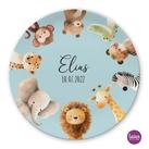 Kinder Geschirr Set mit Namen ❤ Safaritiere