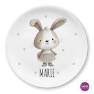 Hase personalisierter Osterteller 