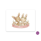 Tischset, Platzset, Waldtiere Hasen