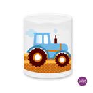 Spardose Traktor personalisiert für Jungen und Mädchen - zur Taufe, Geburt mit Namen personalisiert