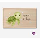 Brettchen "Hier krümelt" personalisiertes für Kinder