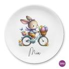 Osterteller Hase Kinderteller Kindergeschirr mit Namen