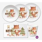 Kindergeschirr Set 5 teilig  Waldtiere, Bauernhof