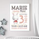 Geburtsanzeige | Poster | Namensposter 