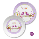 Kindergeschirr Vögel 