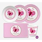 Kindergeschirr aus Melamin Schmetterling