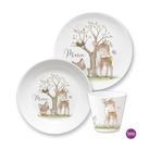Kindergeschirrset Waldtiere