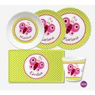 Kindergeschirr aus Melamin Schmetterling