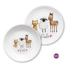 Personalisierte Kinderteller Pferd Schaf 