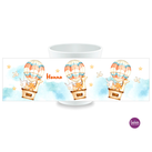 Kinderbecher, Kindertasse Ballon mit Namen personalisiert