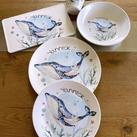 Kindergeschirr Set, Kinderteller Unterwasserwelt, Wale