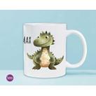 Keramiktasse mit Henkel Dinos