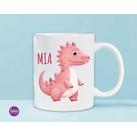 Keramiktasse mit Henkel Dinos