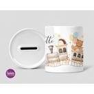 Personalisierte Spardose | Eisenbahn