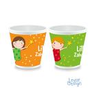 Zahnputzbecher | Zahnfee |  orange/grün