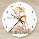 Personalisierte Wanduhr Reh