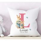 Taufgeschenk Hase Babykissen mit Füllung