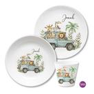 Kindergeschirr Set Safari Tiere